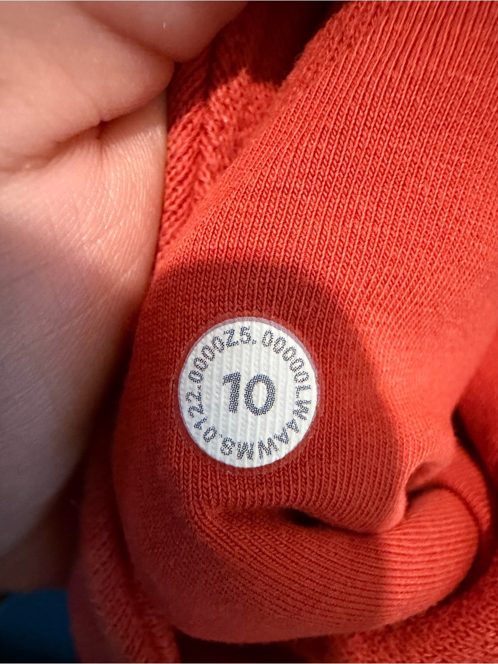 Lululemon Scuba Full-Zip Hoodie Red Rock Size 10 Cotton Fleece - Picture 10 of 10